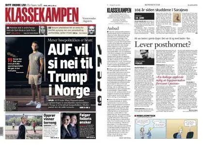 Klassekampen – 28. juni 2018