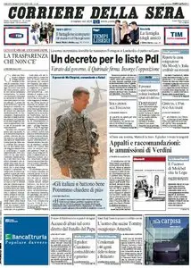 Il Corriere della Sera (06-03-10)