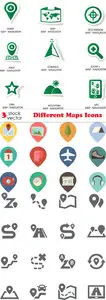 Vectors - Different Maps Icons