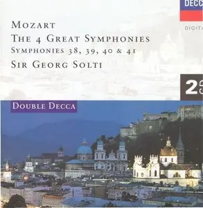 Mozart - The 4 Great Symphonies 38, 39, 40 & 41 - Sir Georg Solti (Boxset) (1997)