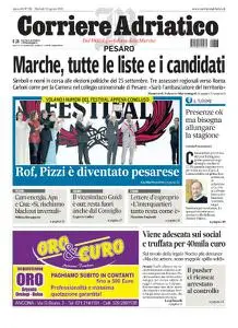 Corriere Adriatico Pesaro - 23 Agosto 2022