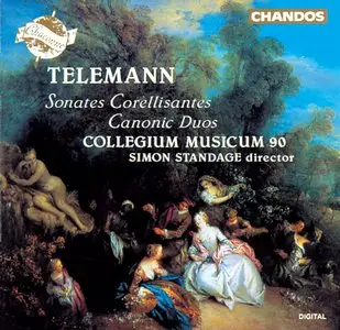 Telemann - Sonates Corellisantes; Canonic Duos (Simon Standage) (1993)