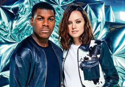 Daisy Ridley and John Boyega by Jouke Bos for ASOS Magazine December 2015