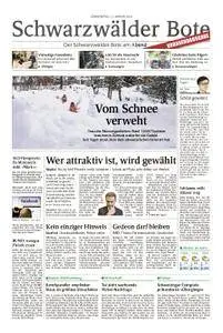 Schwarzwälder Bote Schwenningen - 11. Januar 2018