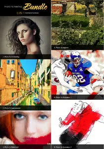 GraphicRiver - Photo To Painting – Bundle 6 In 1