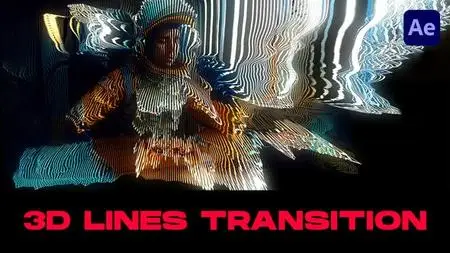 3D Lines Transitions | After Effects 51000125