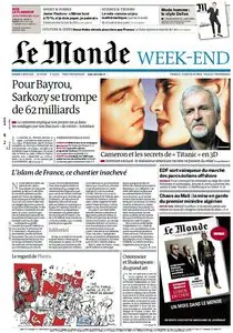 Le Monde et Suppléments du Samedi 7 Avril 2012