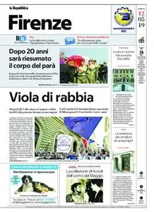 la Repubblica Firenze – 12 maggio 2019