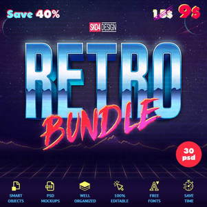 GraphicRiver - 80s Bundle - Text Effects