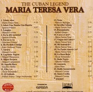 Maria Teresa Vera - The Cuban Legend (1999)