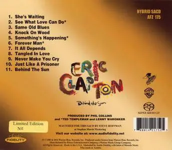 Eric Clapton - Behind The Sun (1985) [Audio Fidelity, AFZ 175] Re-up