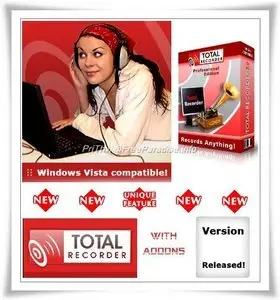 Total Recorder Professional/Standard/VideoPro/Developer Edition 8.0 Build 3844