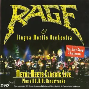 Rage & Lingua Mortis Orchestra ‎– Metal Meets Classic Live (2001)