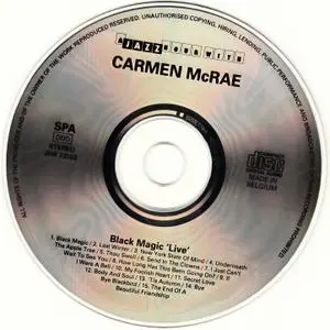 Carmen McRae - Black Magic Live (1995) {Jazz Hour ‎JHR73558 rec 1979-1981}