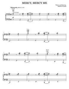 Mercy, Mercy Me (The Ecology) - Marvin Gaye, Michael McDonald (Piano-Vocal-Guitar)