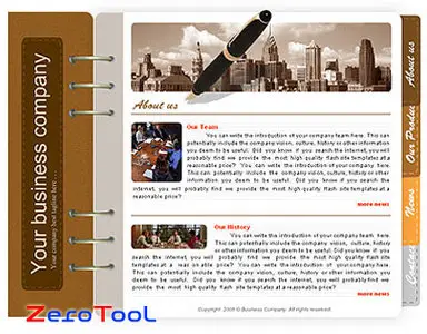 SimaVera 300076232 Business diary Flash template