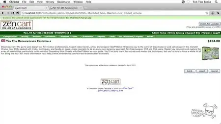 Zen Cart E-Commerce Quick Start