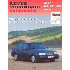 Revue Technique Automobile 540.2 VOLVO 440-460 ET 480 ESSENCE (1987/1993)