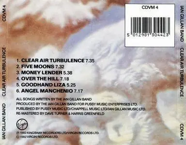 Ian Gillan Band - Clear Air Turbulence (1977) {1990, Remastered} Re-Up