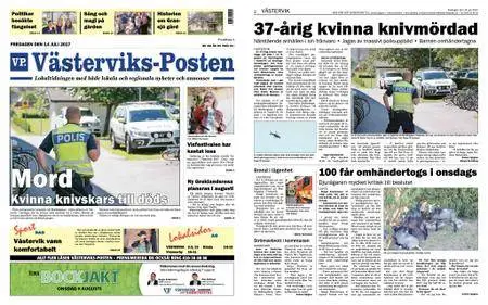 Västerviks-Posten – 14 juli 2017