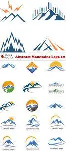 Vectors - Abstract Mountains Logo 18