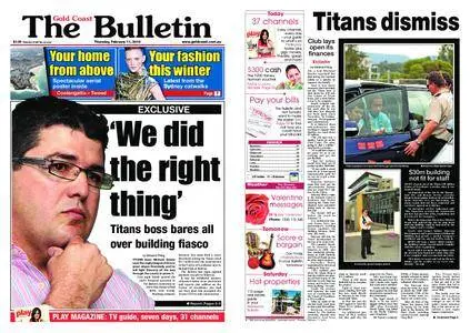 The Gold Coast Bulletin – February 11, 2010