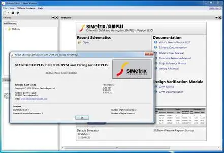 SIMetrix / SIMPLIS 8.3f x64 Update