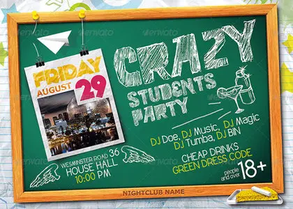 Blackboard Flyer
