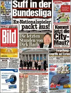 Bild Zeitung  - 4 October 2012
