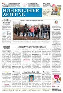 Hohenloher Zeitung - 20. Februar 2018