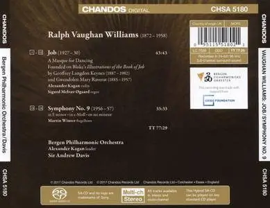 Bergen Philharmonic Orchestra, Andrew Davis - Vaughan Williams: Job, Symphony No.9 (2017)