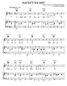 Haven't We Met - Carol Kidd, Mel Torme (Piano-Vocal-Guitar)