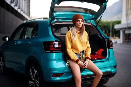 Cara Delevingne by Uwe Düttmann for Volkswagen T-Cross Launch Campaign