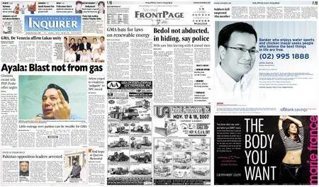 Philippine Daily Inquirer – November 05, 2007