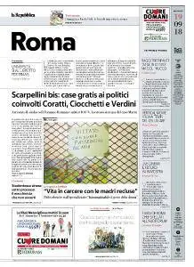 la Repubblica Roma - 19 Settembre 2018
