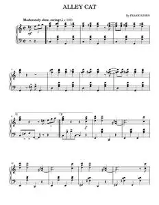 Alley Cat - Bent Fabric, Frank Bjorn (Piano Solo)