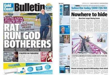The Gold Coast Bulletin – September 20, 2018
