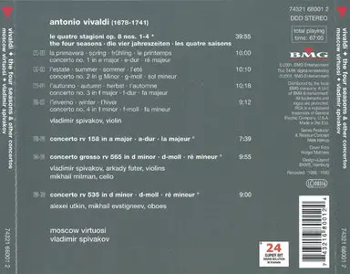 Vladimir Spivakov, Moscow Virtuosi - Vivaldi. The Four Seasons & Other Concertos (2001)
