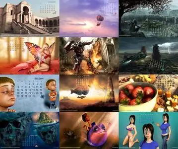 High Quality CGArena Calendar 2008