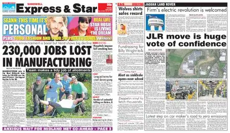 Express and Star Sandwell Edition – July 06, 2019
