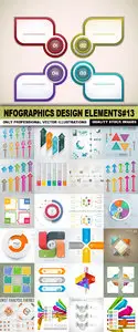 Infographics Design Elements #13 - 25 Vector
