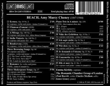 Emma Kirkby, The Romantic Chamber Group of London - Amy Beach: Chanson d'amour (2002)
