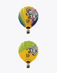 Hot Air Balloon Mockup 547966331