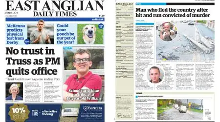 East Anglian Daily Times – October 21, 2022
