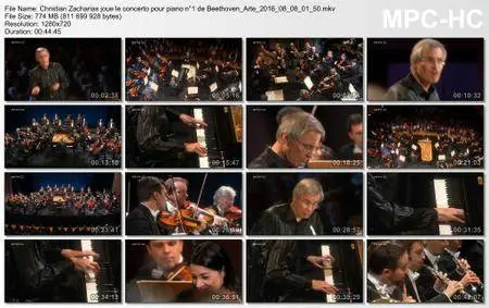 (Arte) Christian Zacharias joue le concerto pour piano n°1 de Beethoven (2016)