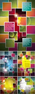 Cubes Abstract Backgrounds Vector