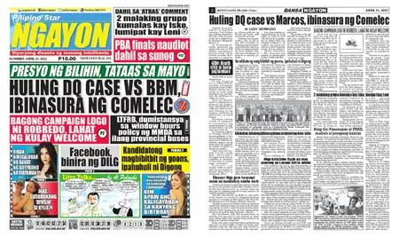 Pilipino Star Ngayon – Abril 21, 2022