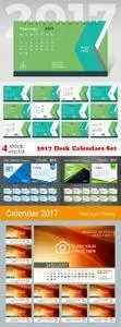 Vectors - 2017 Desk Calendars Set