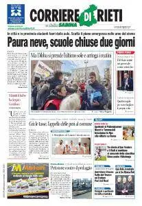 Corriere di Rieti - 26 Febbraio 2018