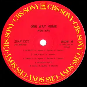 Hooters - One Way Home (CBS/Sony 28AP 3377) (JP 1987) (Vinyl 24-96 & 16-44.1)